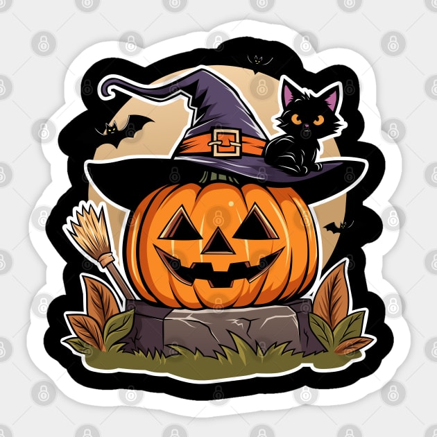 Spooky of Halloween Sticker by mirailecs